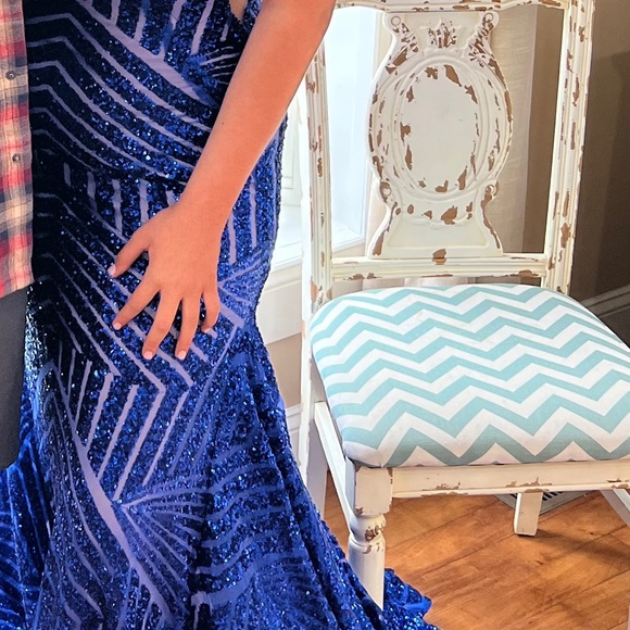 Jovani Dresses & Skirts - Jovani Blue Prom Dress